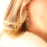 18k gold earrings with 0.26ct diamonds